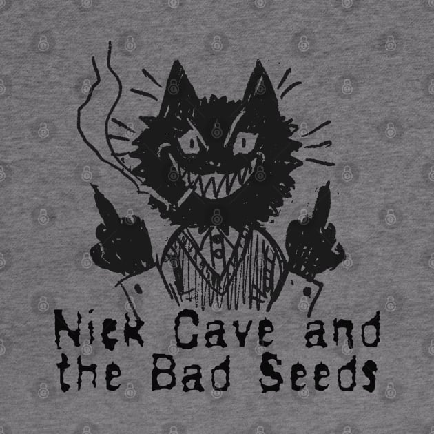 nick cave and the bad cat by vero ngotak